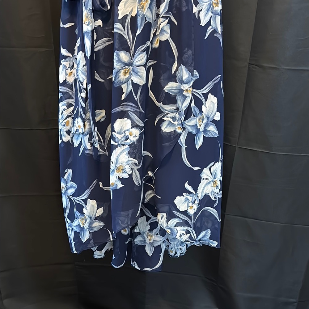 Lane Bryant Blue and White Floral Sundress - Picture 9 of 13